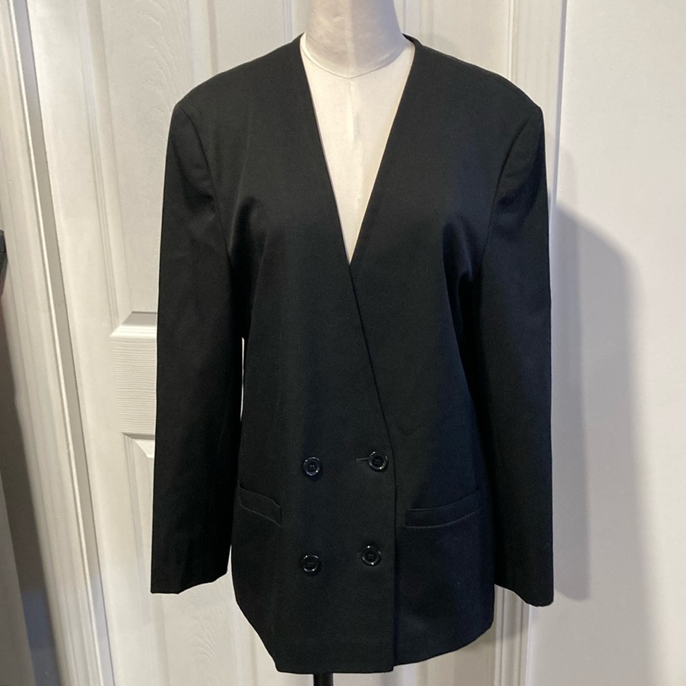 Vintage Classic Pendleton Collarless Double Breas… - image 1